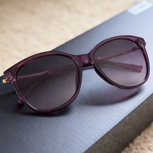 Guess GF0394 B1Z Purple Rhinestone Sunglasses Women 56-17-140